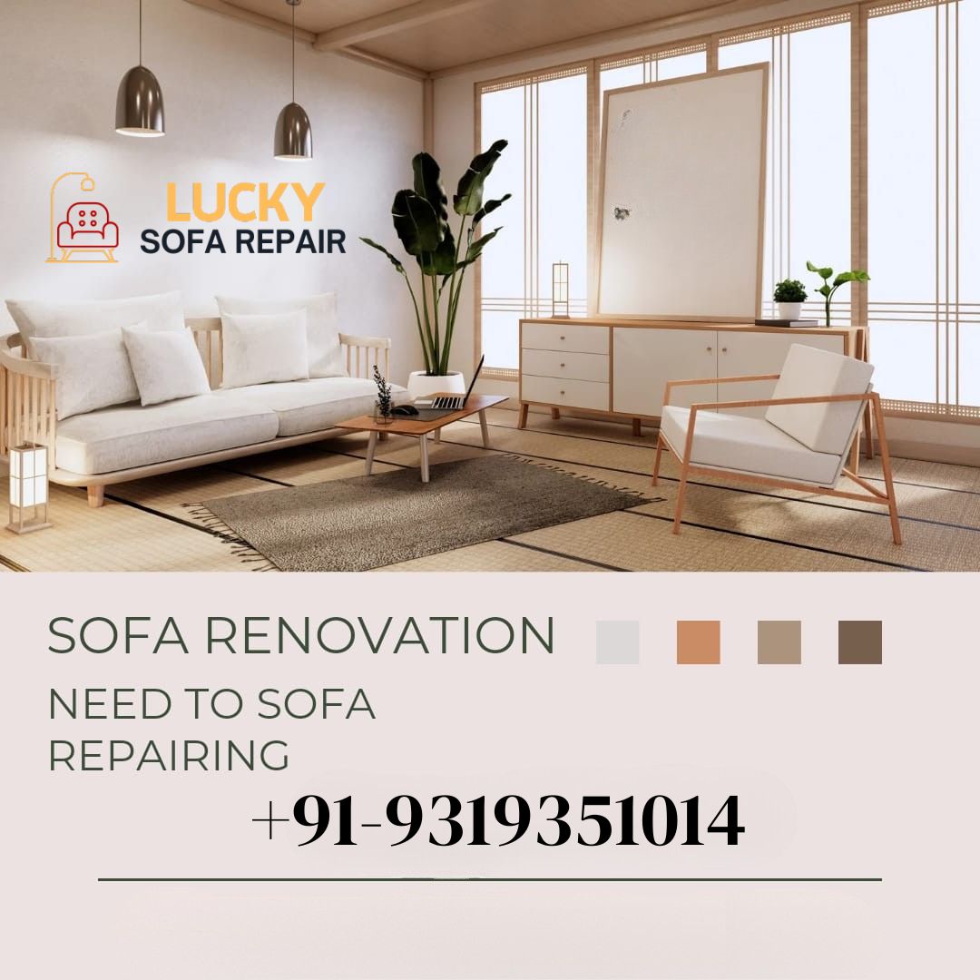 This image is describing sofa repair center in sector 51 noida